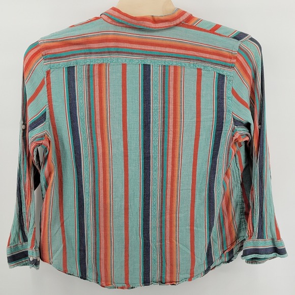 LRL Lauren Jeans‎ Co. Ralph Lauren XXXL Multicolor Striped Cotton Button Down - Picture 6 of 6